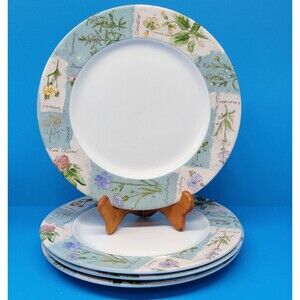 Royal Doulton Wildflowers Everyday Salad Plates 8 3/4" Bundle Of 4